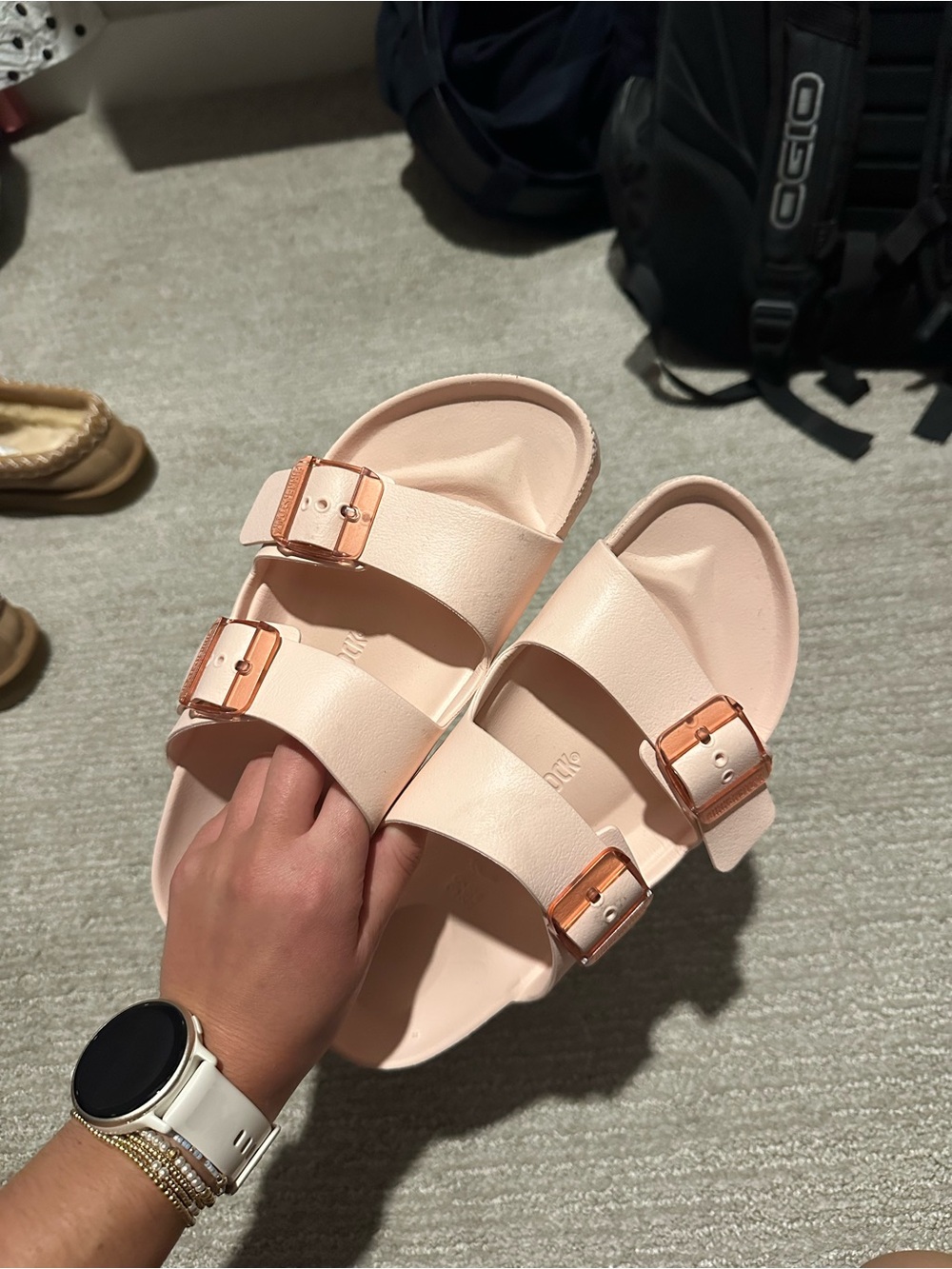 Birkenstock Arizona sandal pink rubber